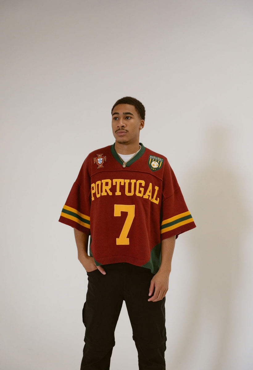SPECIALGUEST × ICE&TECHNO football Knit THE EMBASSY PORTUGAL WC '26 KNIT JERSEY – MARQ THE LABEL