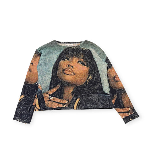 SZA TAPESTRY SWEATER
