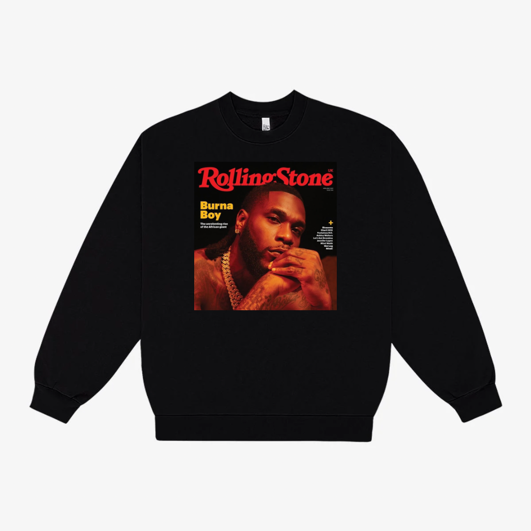 BURNA B. TAPESTRY PATCH SWEATSHIRT