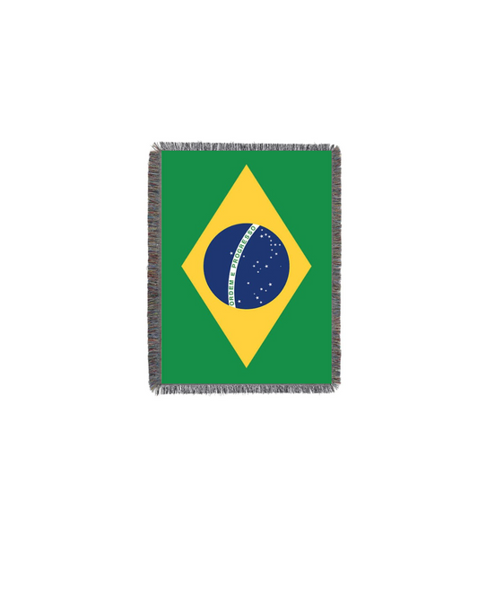 BRAZIL FLAG TAPESTRY BLANKET