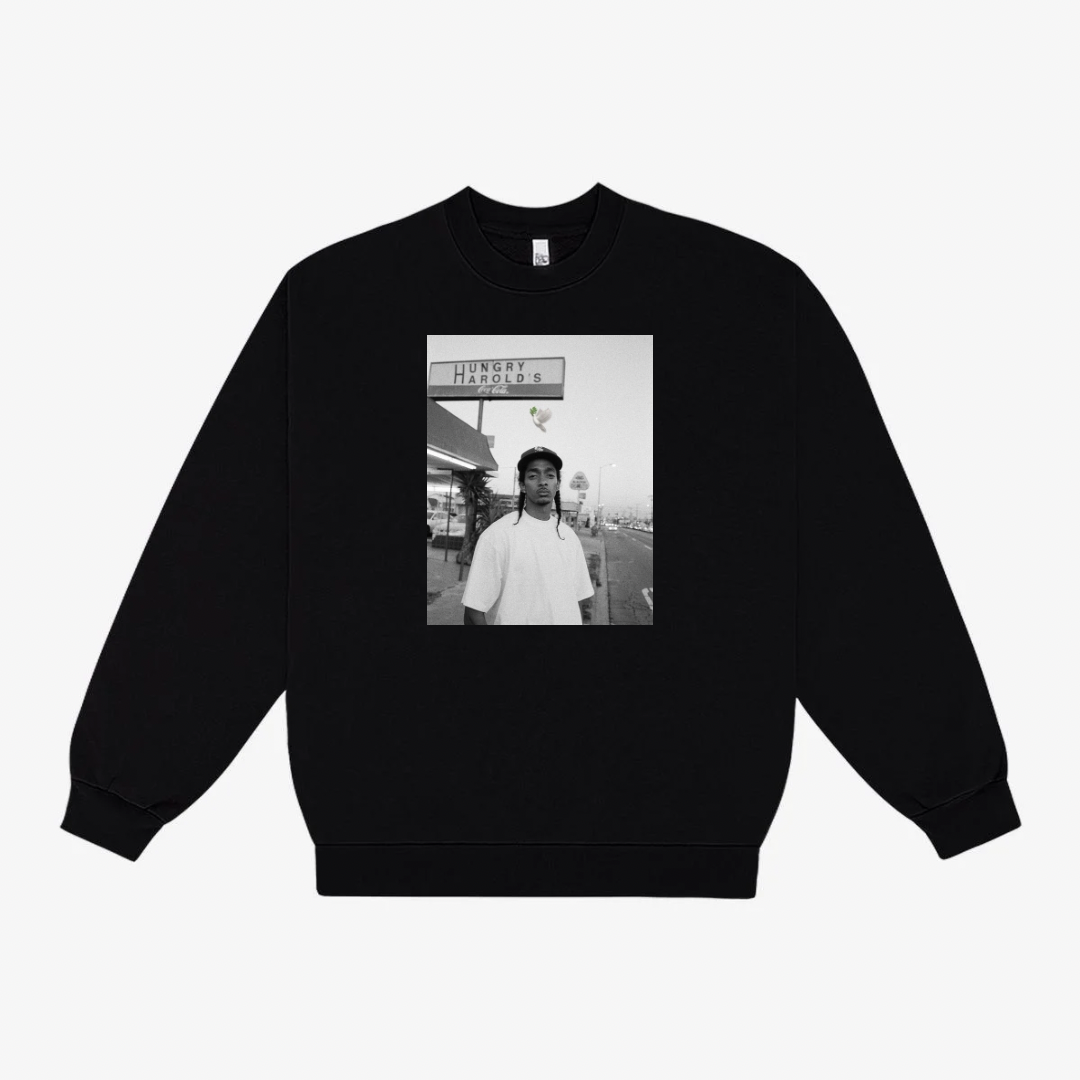 NIPSEY TAPESTRY PATCH SWEATSHIRT