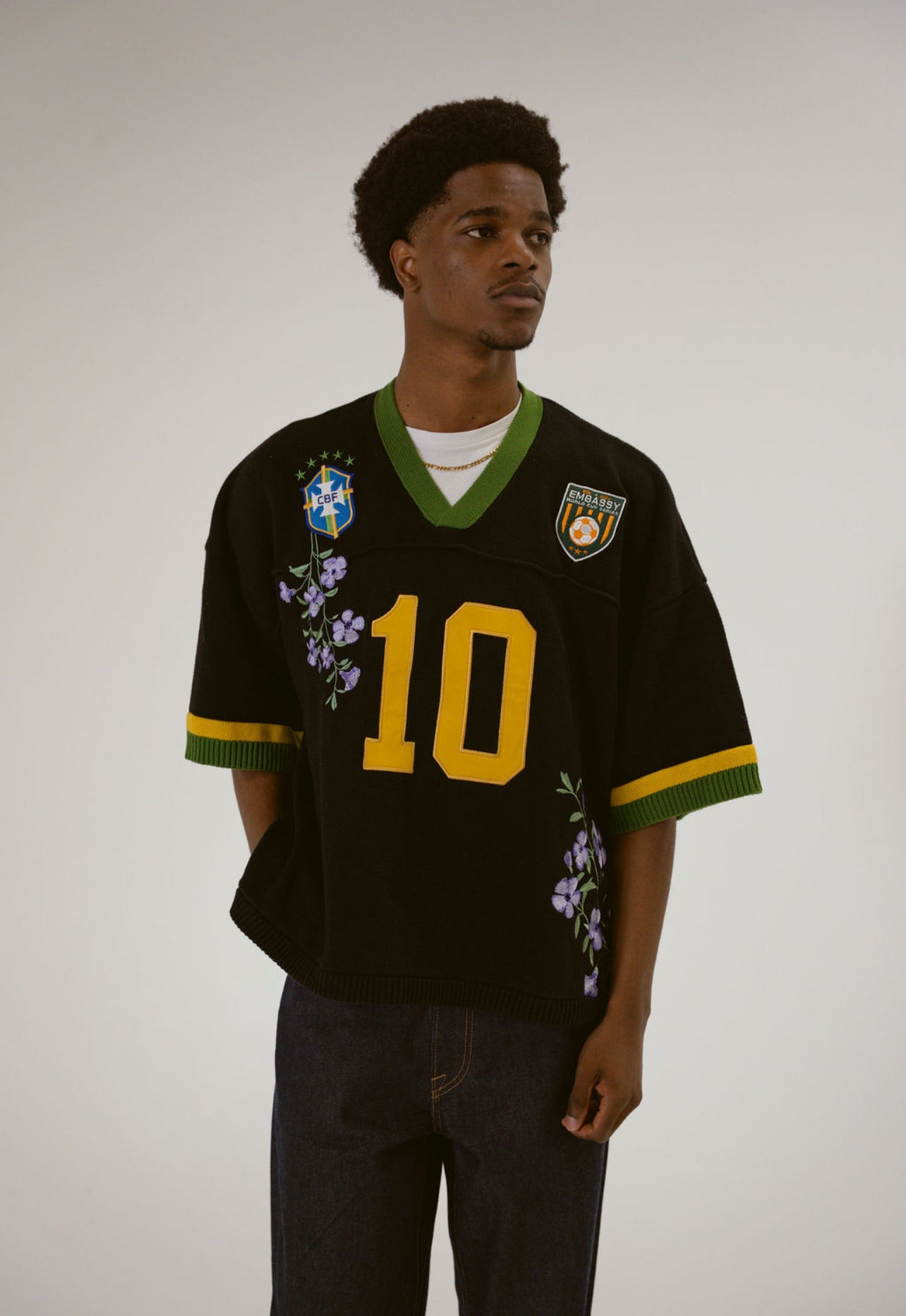 THE EMBASSY BRASIL WC '26 KNIT JERSEY – MARQ THE LABEL