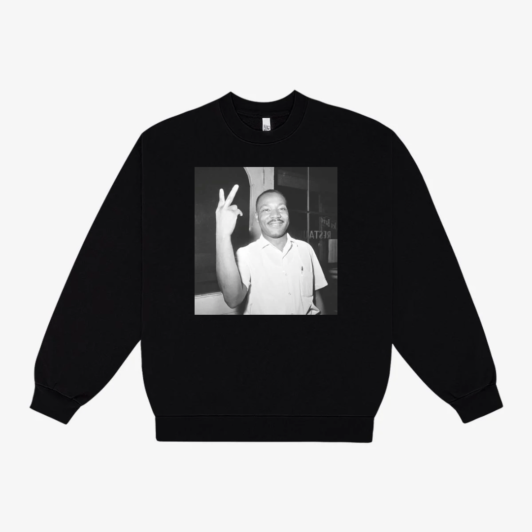 MLK TAPESTRY PATCH SWEATSHIRT