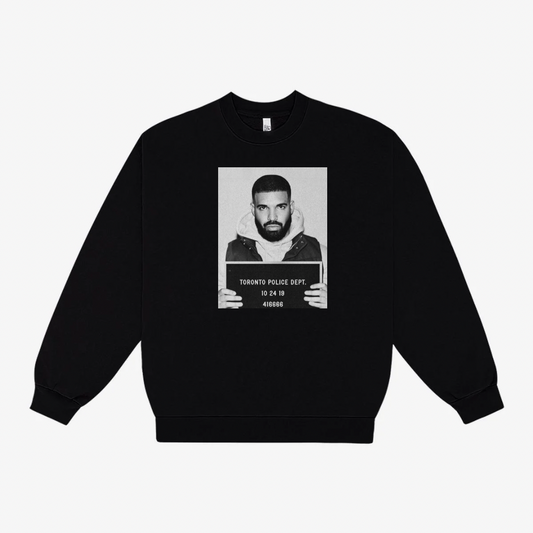 MUGSHOT TAPESTRY PATCH SWEATSHIRT