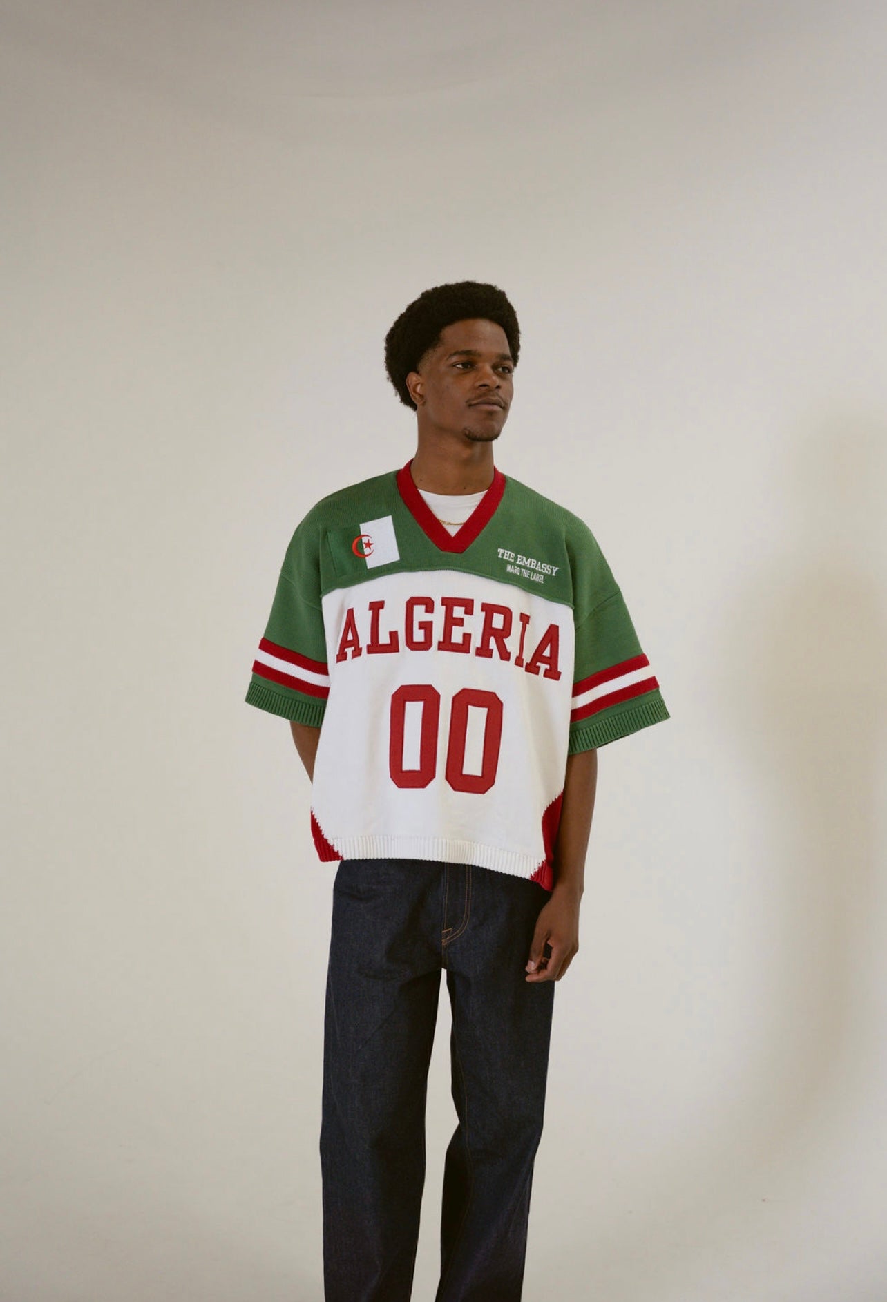 THE EMBASSY ALGERIA WC '26 KNIT JERSEY – MARQ THE LABEL