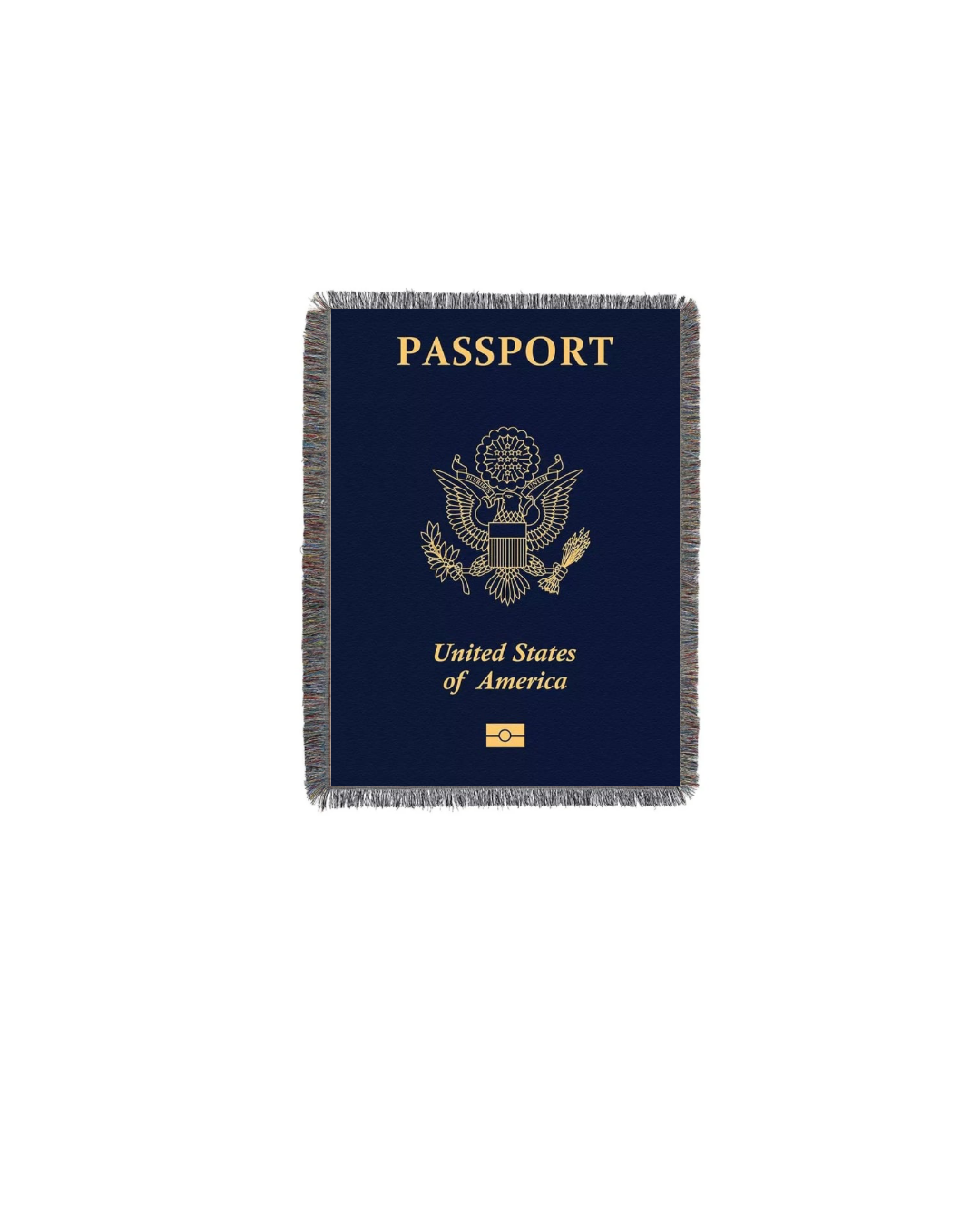 USA PASSPORT TAPESTRY BLANKET