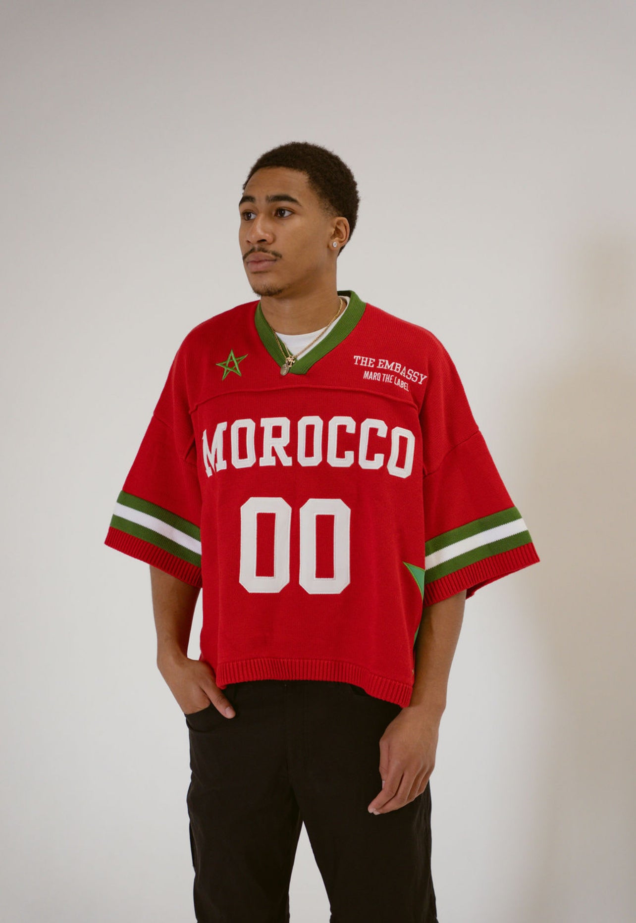 THE EMBASSY MOROCCO WC '26 KNIT JERSEY – MARQ THE LABEL