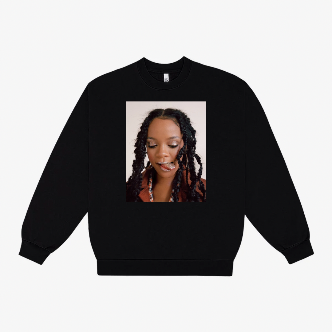 RIRI TAPESTRY PATCH SWEATSHIRT