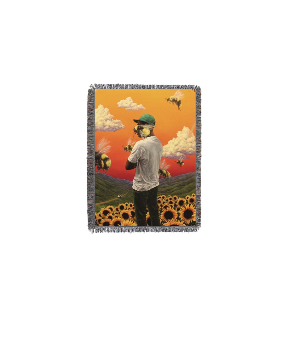 FLOWER BOY TAPESTRY BLANKET