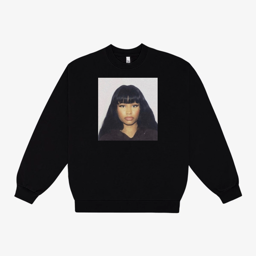 NICKI TAPESTRY PATCH SWEATSHIRT