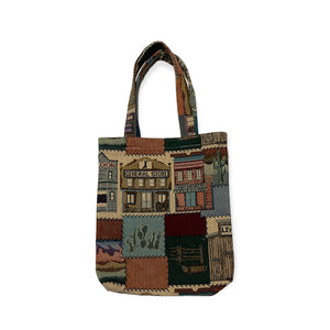 SMALL TOWN TAPESTRY TOTE BAG