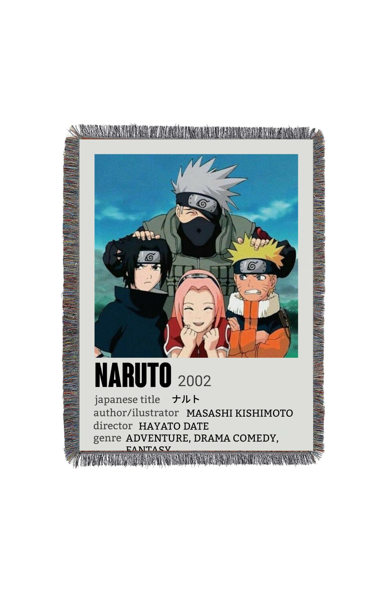 NARUTO TAPESTRY BLANKET