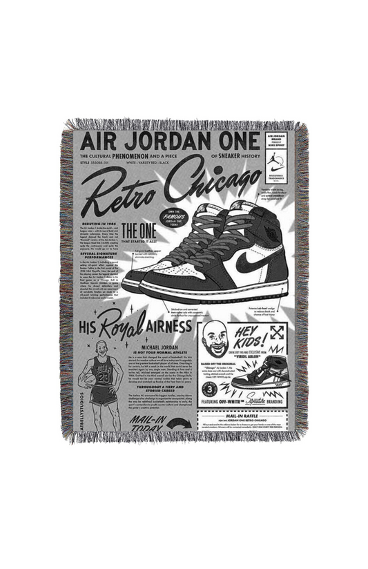 RETRO JORDAN TAPESTRY BLANKET